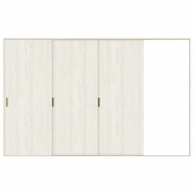 室内引戸 片引き戸 3枚建 Vレール方式 ラシッサS パネルタイプ LAA ノンケーシング枠 3220 W3220×H2023mm リクシル トステム 片引戸 ドア リフォーム LIXIL/TOSTEM リビング建材 室内建具 戸 扉 ドア リフォーム DIY