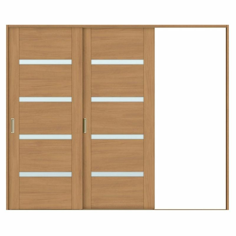 室内引戸 片引き戸 2枚建 Vレール方式 ラシッサS ガラスタイプ LGR ケーシング付枠 2420 W2432×H2023mm リクシル トステム 片引戸 ドア LIXIL/TOSTEM リビング建材 室内建具 戸 扉 ドア リフォーム DIY