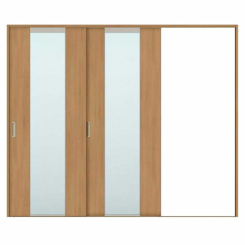 室内引戸 片引き戸 2枚建 Vレール方式 ラシッサS ガラスタイプ LGN ケーシング付枠 2420 W2432×H2023mm リクシル トステム 片引戸 ドア LIXIL/TOSTEM リビング建材 室内建具 戸 扉 ドア リフォーム DIY