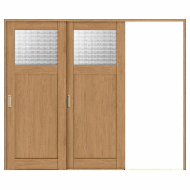 室内引戸 片引き戸 2枚建 Vレール方式 ラシッサS ガラスタイプ LGJ ケーシング付枠 2420 W2432×H2023mm リクシル トステム 片引戸 ドア LIXIL/TOSTEM リビング建材 室内建具 戸 扉 ドア リフォーム DIY