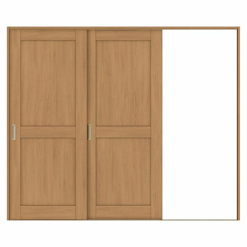 室内引戸 片引き戸 2枚建 Vレール方式 ラシッサS パネルタイプ LAH ケーシング付枠 2420 W2432×H2023mm リクシル トステム 片引戸 ドア LIXIL/TOSTEM リビング建材 室内建具 戸 扉 ドア リフォーム DIY