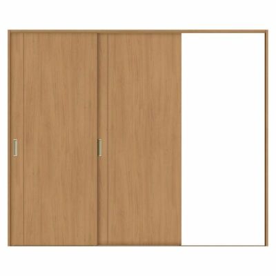 室内引戸 片引き戸 2枚建 Vレール方式 ラシッサS パネルタイプ LAC ケーシング付枠 2420 W2432×H2023mm リクシル トステム 片引戸 ドア LIXIL/TOSTEM リビング建材 室内建具 戸 扉 ドア リフォーム DIY