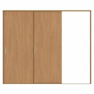 室内引戸 片引き戸 2枚建 Vレール方式 ラシッサS パネルタイプ LAA ケーシング付枠 2420 W2432×H2023mm リクシル トステム 片引戸 ドア LIXIL/TOSTEM リビング建材 室内建具 戸 扉 ドア リフォーム DIY