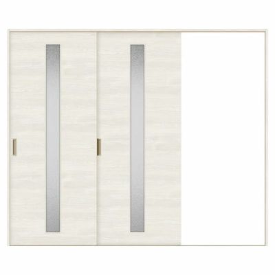 室内引戸 片引き戸 2枚建 Vレール方式 ラシッサS ガラスタイプ LGB ノンケーシング枠 2420 W2432×H2023mm リクシル トステム 片引戸 ドア LIXIL/TOSTEM リビング建材 室内建具 戸 扉 ドア リフォーム DIY