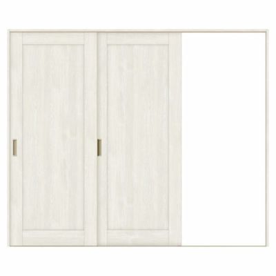 室内引戸 片引き戸 2枚建 Vレール方式 ラシッサS パネルタイプ LAG ノンケーシング枠 2420 W2432×H2023mm リクシル トステム 片引戸 ドア LIXIL/TOSTEM リビング建材 室内建具 戸 扉 ドア リフォーム DIY