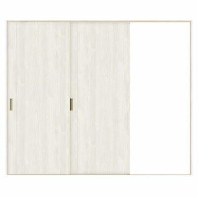 室内引戸 片引き戸 2枚建 Vレール方式 ラシッサS パネルタイプ LAC ノンケーシング枠 2420 W2432×H2023mm リクシル トステム 片引戸 ドア LIXIL/TOSTEM リビング建材 室内建具 戸 扉 ドア リフォーム DIY