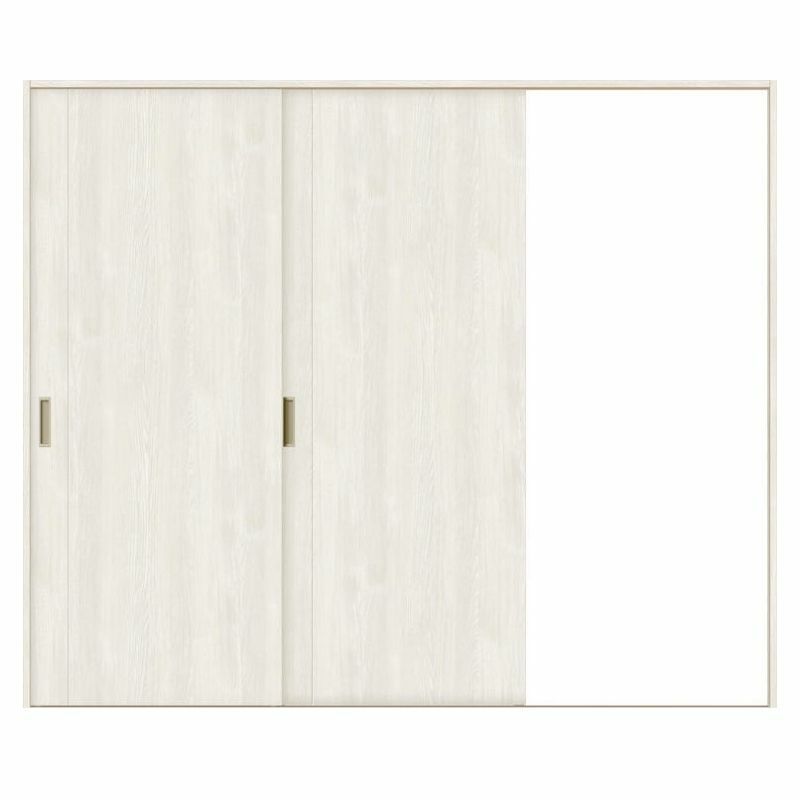 室内引戸 片引き戸 2枚建 Vレール方式 ラシッサS パネルタイプ LAC ノンケーシング枠 2420 W2432×H2023mm リクシル トステム 片引戸 ドア LIXIL/TOSTEM リビング建材 室内建具 戸 扉 ドア リフォーム DIY