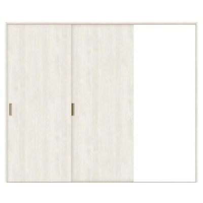 室内引戸 片引き戸 2枚建 Vレール方式 ラシッサS パネルタイプ LAA ノンケーシング枠 2420 W2432×H2023mm リクシル トステム 片引戸 ドア LIXIL/TOSTEM リビング建材 室内建具 戸 扉 ドア リフォーム DIY