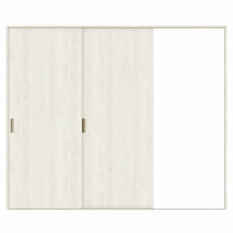 室内引戸 片引き戸 2枚建 Vレール方式 ラシッサS パネルタイプ LAA ノンケーシング枠 2420 W2432×H2023mm リクシル トステム 片引戸 ドア LIXIL/TOSTEM リビング建材 室内建具 戸 扉 ドア リフォーム DIY