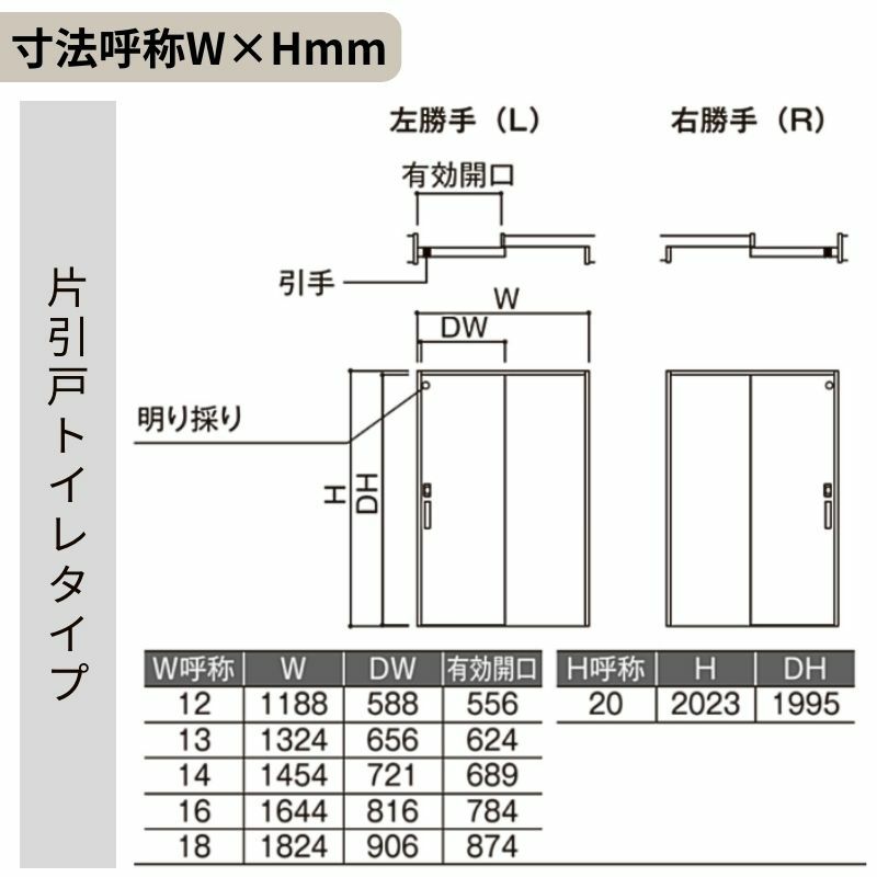 片引き戸 トイレタイプ Vレール方式 ラシッサS 洗面タイプ LYB ケーシング付枠 1220/1320/1420/1620/1820 リクシル トステム 室内片引戸 トイレドア LIXIL/TOSTEM リビング建材 室内建具 戸 扉 ドア リフォーム DIY 4枚目