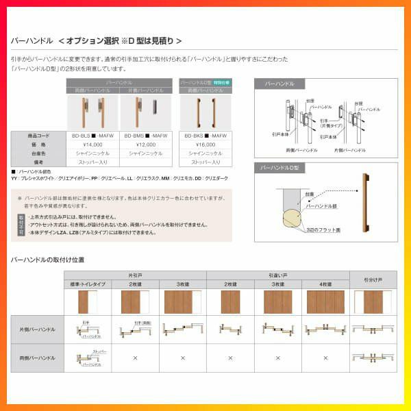 室内引戸 片引き戸 標準タイプ Vレール方式 ラシッサS 洗面 室内引戸 片引き戸 標準タイプ Vレール方式 ラシッサS 洗面