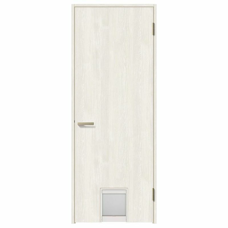 ペットドア付室内ドア ラシッサS LAA ノンケーシング枠 0720 W780×H2023mm パネルドア 錠付き/錠なし リクシル LIXIL 小型/中型 ペットドア付き 屋内 セミオーダー 建具 ドア 木製 おしゃれ 室内ドア 交換 リフォーム DIY 【リフォームおたすけDIY】