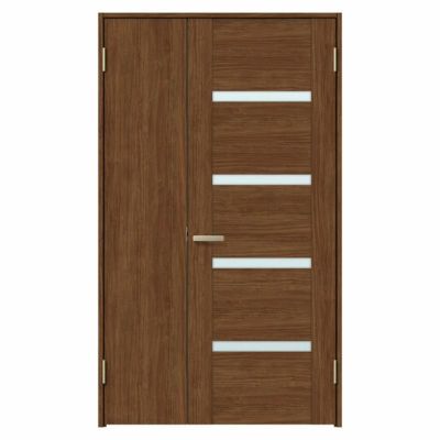 室内ドア 親子ドア ラシッサS LGR ケーシング付枠 1220 W1188×H2023mm ガラス入りドア 錠付き/錠なし リクシル LIXIL 屋内 セミオーダー 建具 ドア 木製 おしゃれ 室内ドア 交換 リフォーム DIY 【リフォームおたすけDIY】