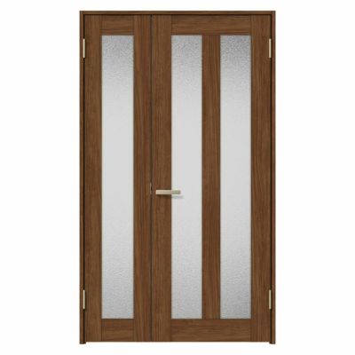 室内ドア 親子ドア ラシッサS LGG ケーシング付枠 1220 W1188×H2023mm ガラス入りドア 錠付き/錠なし リクシル LIXIL 屋内 セミオーダー 建具 ドア 木製 おしゃれ 室内ドア 交換 リフォーム DIY 【リフォームおたすけDIY】