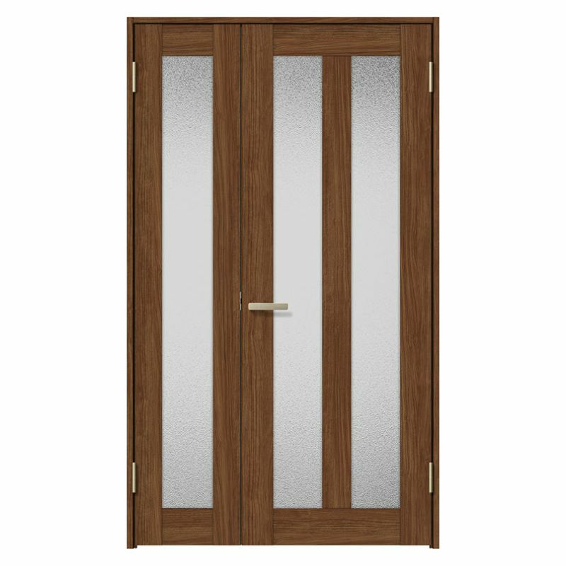 室内ドア 親子ドア ラシッサS LGG ケーシング付枠 1220 W1188×H2023mm ガラス入りドア 錠付き/錠なし リクシル LIXIL 屋内 セミオーダー 建具 ドア 木製 おしゃれ 室内ドア 交換 リフォーム DIY 【リフォームおたすけDIY】