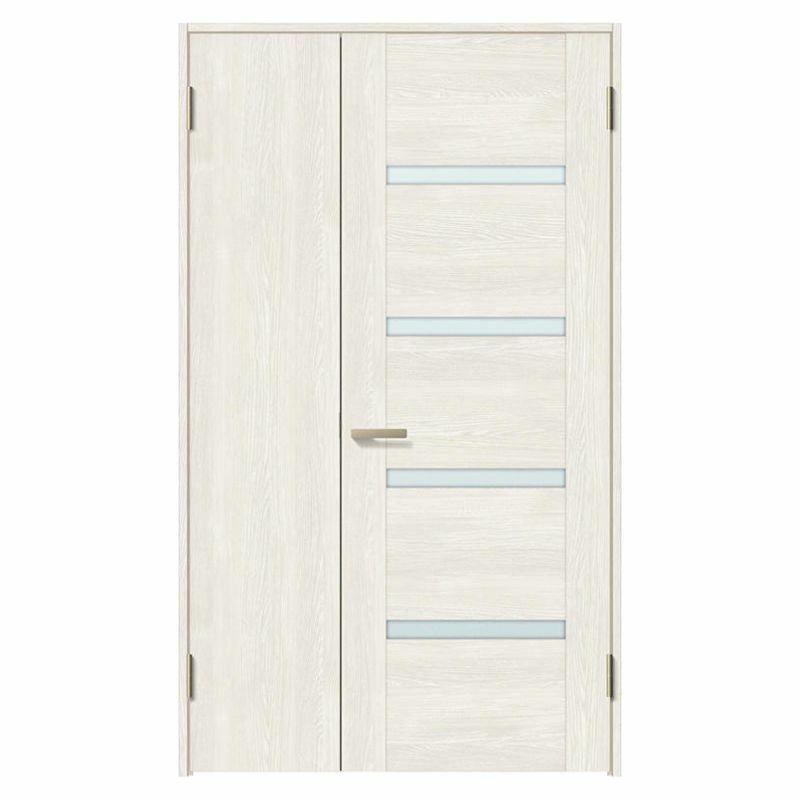 室内ドア 親子ドア ラシッサS LGR ノンケーシング枠 1220 W1188×H2023mm ガラス入りドア 錠付き/錠なし リクシル LIXIL 屋内 セミオーダー 建具 ドア 木製 おしゃれ 室内ドア 交換 リフォーム DIY 【リフォームおたすけDIY】