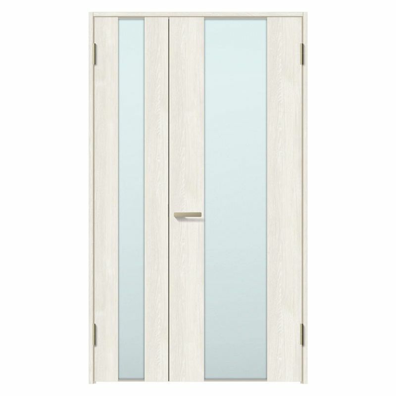 室内ドア 親子ドア ラシッサS LGN ノンケーシング枠 1220 W1188×H2023mm ガラス入りドア 錠付き/錠なし リクシル LIXIL 屋内 セミオーダー 建具 ドア 木製 おしゃれ 室内ドア 交換 リフォーム DIY 【リフォームおたすけDIY】