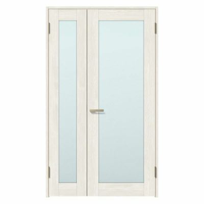 室内ドア 親子ドア ラシッサS LGK ノンケーシング枠 1220 W1188×H2023mm ガラス入りドア 錠付き/錠なし リクシル LIXIL 屋内 セミオーダー 建具 ドア 木製 おしゃれ 室内ドア 交換 リフォーム DIY 【リフォームおたすけDIY】