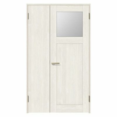 室内ドア 親子ドア ラシッサS LGJ ノンケーシング枠 1220 W1188×H2023mm ガラス入りドア 錠付き/錠なし リクシル LIXIL 屋内 セミオーダー 建具 ドア 木製 おしゃれ 室内ドア 交換 リフォーム DIY 【リフォームおたすけDIY】