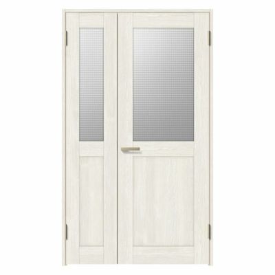 室内ドア 親子ドア ラシッサS LGH ノンケーシング枠 1220 W1188×H2023mm ガラス入りドア 錠付き/錠なし リクシル LIXIL 屋内 セミオーダー 建具 ドア 木製 おしゃれ 室内ドア 交換 リフォーム DIY 【リフォームおたすけDIY】