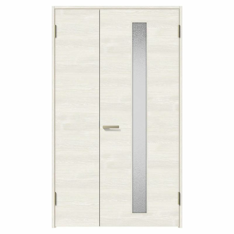 室内ドア 親子ドア ラシッサS LGB ノンケーシング枠 1220 W1188×H2023mm ガラス入りドア 錠付き/錠なし リクシル LIXIL 屋内 セミオーダー 建具 ドア 木製 おしゃれ 室内ドア 交換 リフォーム DIY 【リフォームおたすけDIY】