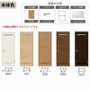 室内ドア ラシッサS 標準ドア LYB ケーシング付枠 05520/0620/06520/0720/0820/0920 錠付き/錠なし リクシル LIXIL 屋内 セミオーダー 建具 ドア 木製 おしゃれ 室内ドア 交換 リフォーム DIY 【リフォームおたすけDIY】 6枚目