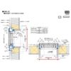 面格子付内倒し窓 11903 フレミングJ W1235×H370mm 複層ガラス YKKap アルミサッシ YKK 交換 リフォーム DIY 6枚目