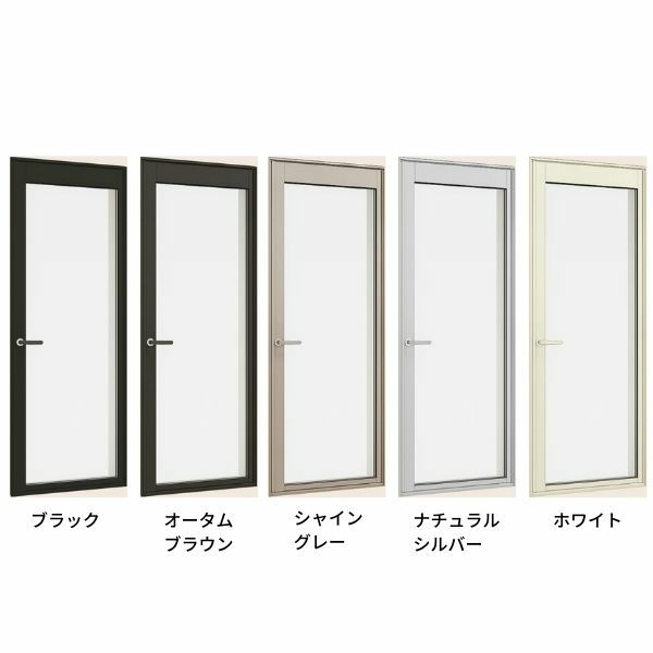勝手口ドア 全面ガラス 06022 サーモスL W640×H2230mm LIXIL リクシル アルミサッシ 樹脂サッシ 断熱 樹脂アルミ複合窓 勝手口ドア 複層ガラス 樹脂窓 ハイブリッドサッシ 住宅用 家  おたすけ リフォーム DIY 3枚目