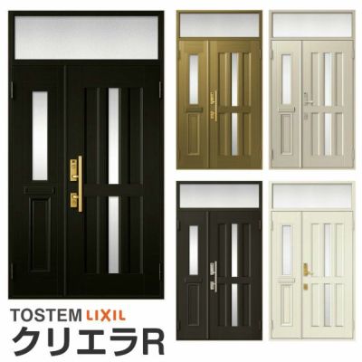 リクシル 玄関ドア クリエラR 親子ドア 16型ランマ付 ドア リクシル 玄関ドア クリエラR 親子ドア 16型ランマ付 ドア