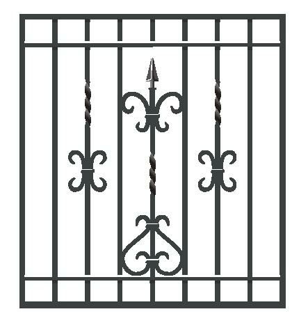 鋳物面格子 ブリティッシュ型 06007 W810×H896mm 壁付 LIXIL/TOSTEM リクシル/トステム 窓サッシ アルミ面格子 デザイン格子 おしゃれ 後付け リフォーム DIY