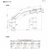 テラス屋根 スピーネ リクシル 間口2000×出幅2085mm テラスタイプ 屋根R型 耐積雪対応強度50cm 標準柱 リフォーム DIY 12枚目