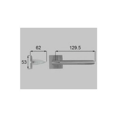 LIXIL/TOSTEM リビング建材用部品 ドア ハンドル：セレクトG丸座ハンドル空錠[MZSZFG014] [リクシル][トステム]
