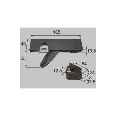 LIXIL/TOSTEM リビング建材用部品 ドア ソフトモーション：コンパクトドアソフトモーション(左)[MZDZCS061L] [リクシル][トステム]