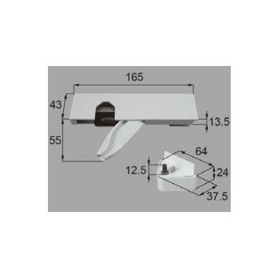 LIXIL/TOSTEM リビング建材用部品 ドア ソフトモーション：コンパクトドアソフトモーション(左)[MZDZCS057L] [リクシル][トステム]