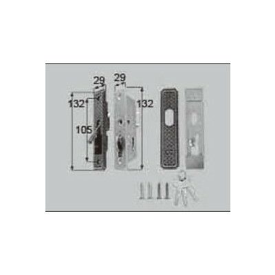 LIXIL/TOSTEM ドア引戸用部品 錠 玄関・店舗・勝手口引戸 召合せ錠：内外錠[L2Y11] [リクシル][トステム]