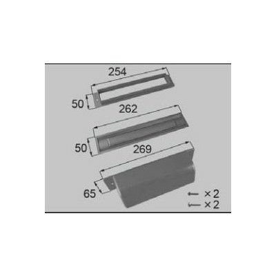 LIXIL/TOSTEM ドア引戸用部品 ポスト 玄関店舗勝手口引戸：光悦菩提樹用ポストセット[L1Y90] [リクシル][トステム]
