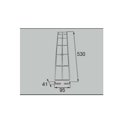 LIXIL/TOSTEM 住器用部品 キッチン トップカウンター カウンター付属・施工部品：サイドゴトクSG09H41S[KKBZZ169] [リクシル][トステム]