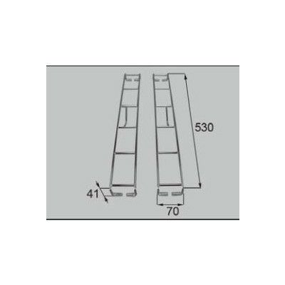 LIXIL/TOSTEM 住器用部品 キッチン トップカウンター カウンター付属・施工部品：サイドゴトクSG07H41P[KKBZZ168] [リクシル][トステム]