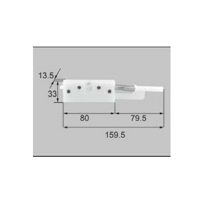LIXIL/TOSTEM 窓サッシ用部品 錠 装飾窓 トップラッチ：ラッチケース[FNMZ122] [リクシル][トステム]