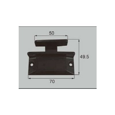 LIXIL/TOSTEM 窓サッシ用部品 引手 装飾窓：ラッチ把手[FNMT119] [リクシル][トステム]