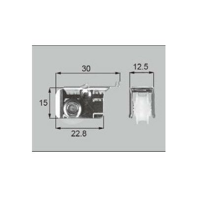 LIXIL/TOSTEM 窓サッシ用部品 戸車 アルミサッシ：戸車(マド08~15)[FNMS191] [リクシル][トステム] 2枚目