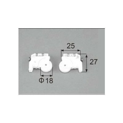 LIXIL/TOSTEM 窓サッシ用部品 戸車 網戸：戸車(マドテラスランマ)[FNMS014] [リクシル][トステム]