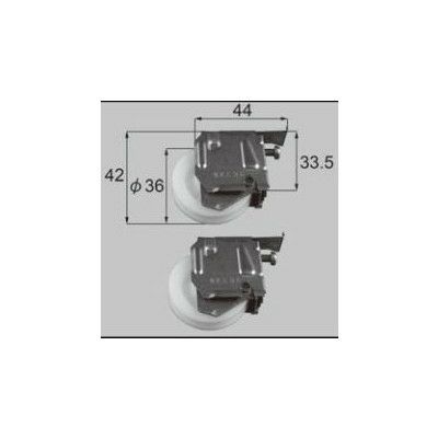 LIXIL/TOSTEM 窓サッシ用部品 戸車 アルミサッシ：戸車(テラス)[FNMB145] [リクシル][トステム]