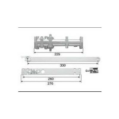 LIXIL/TOSTEM ドア引戸用部品 ドアクローザ 玄関店舗勝手口テラスドア：ドアクローザ[DGBZ905] [リクシル][トステム]