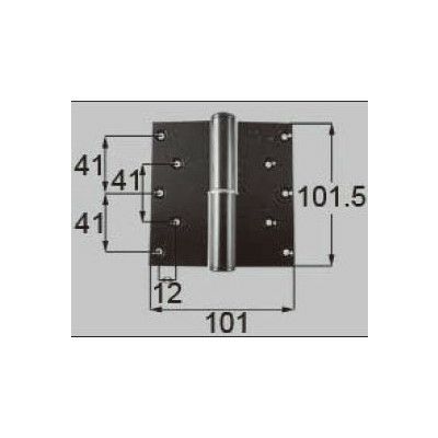 LIXIL/TOSTEM ドア引戸用部品 丁番 玄関店舗勝手口テラスドア：丁番 プレナス用左吊 L[DCLZ716] [リクシル][トステム]