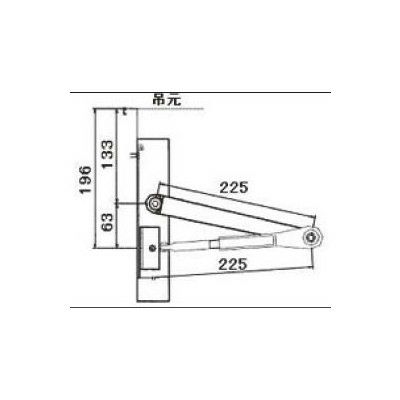 LIXIL/TOSTEM ドア引戸用部品 ドアクローザ 玄関店舗勝手口テラスドア：ドアクローザ[DASZ210] [リクシル][トステム]