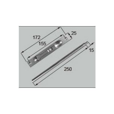 LIXIL/TOSTEM ドア引戸用部品 フランス落し 玄関店舗勝手口テラスドア：フランス落しセット[D1Y40] [リクシル][トステム]