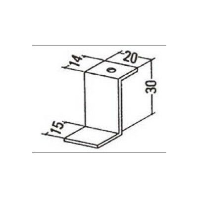 LIXIL/TOSTEM ドア引戸用部品 その他 玄関・店舗・勝手口・テラスドア：アンカー[D1X93] [リクシル][トステム] 2枚目