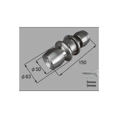 LIXIL/TOSTEM ドア引戸用部品 錠 浴室ドア・引戸：握り玉[D1X82] [リクシル][トステム]