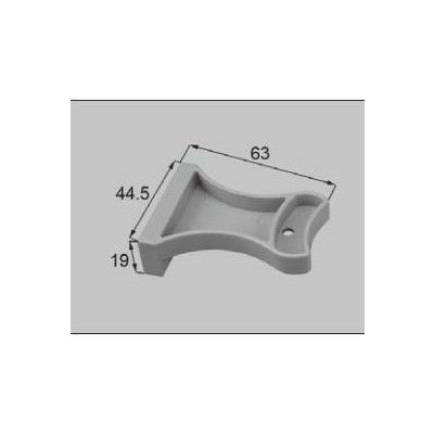 LIXIL/TOSTEM ドア引戸用部品 引手 浴室中折れドア：ブラケット[AZWS953] [リクシル][トステム]